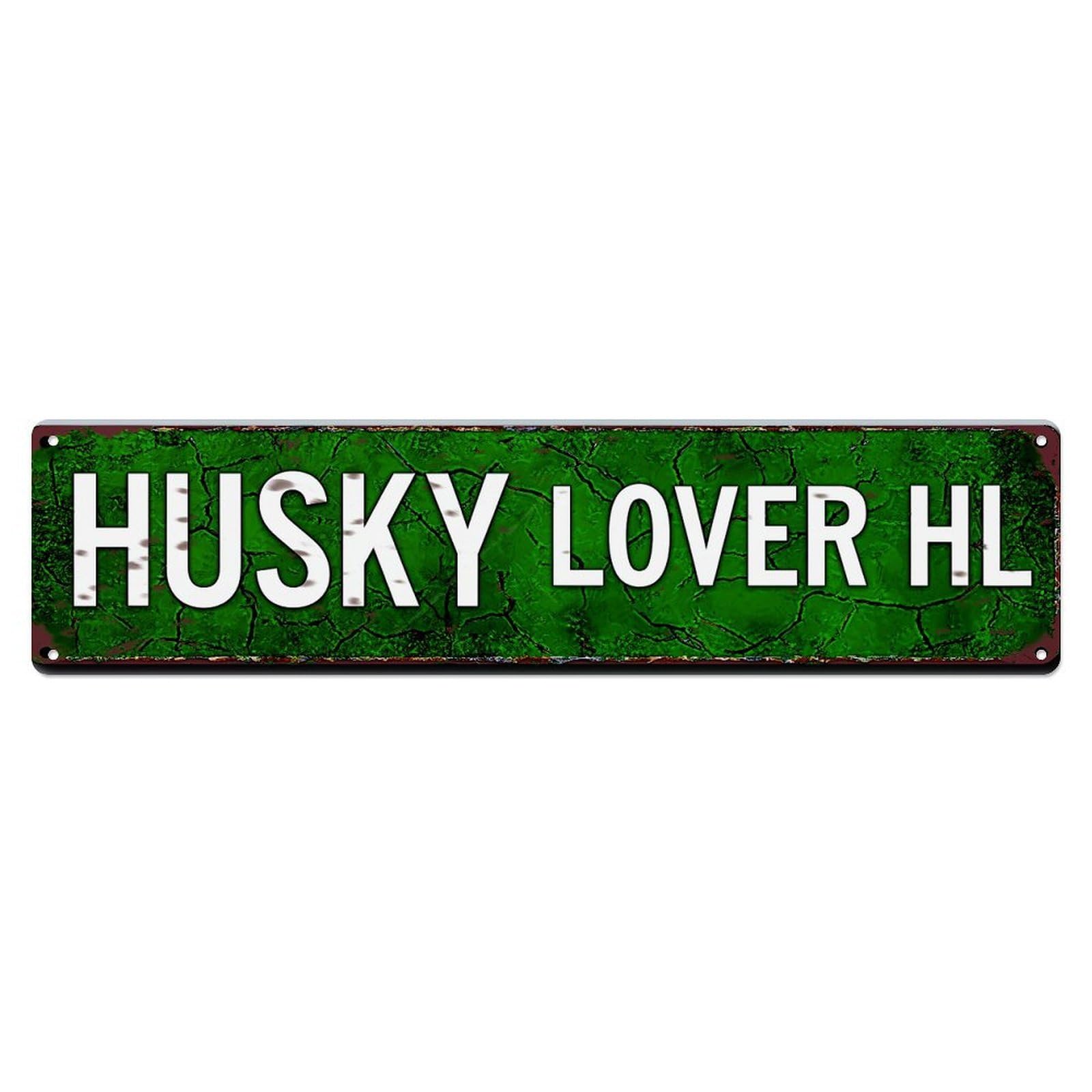 Green Cracked Texture Background Metal Tin Sign Plaque