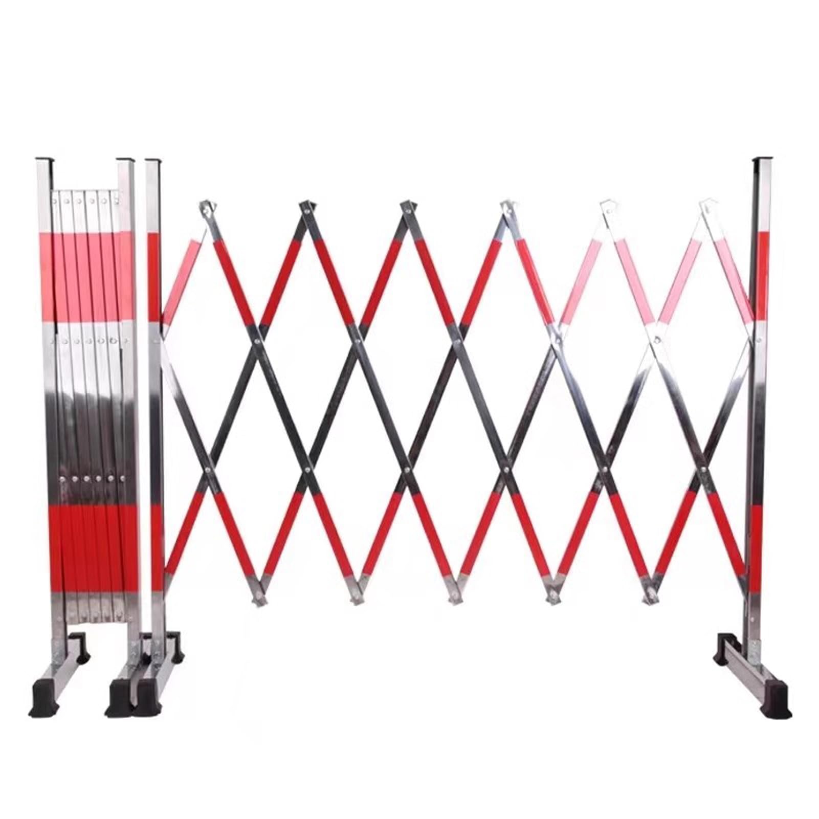 Barrière extérieure pliante et portail extensible en acier inoxydable pour sécurité d'allée