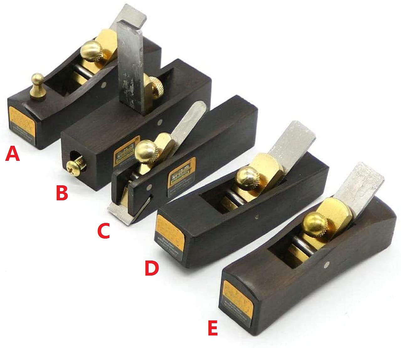 MASUNN Bricolaje Mini Planos De Mano Carpintería Carpintero Ébano Ebanistería Carpintería Herramientas-C