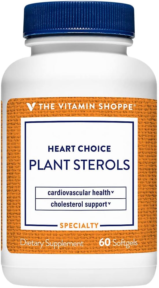 The Vitamin Shoppe Heart Choice® Plant Sterols, Supports Cardiovascular (60 Softgels)