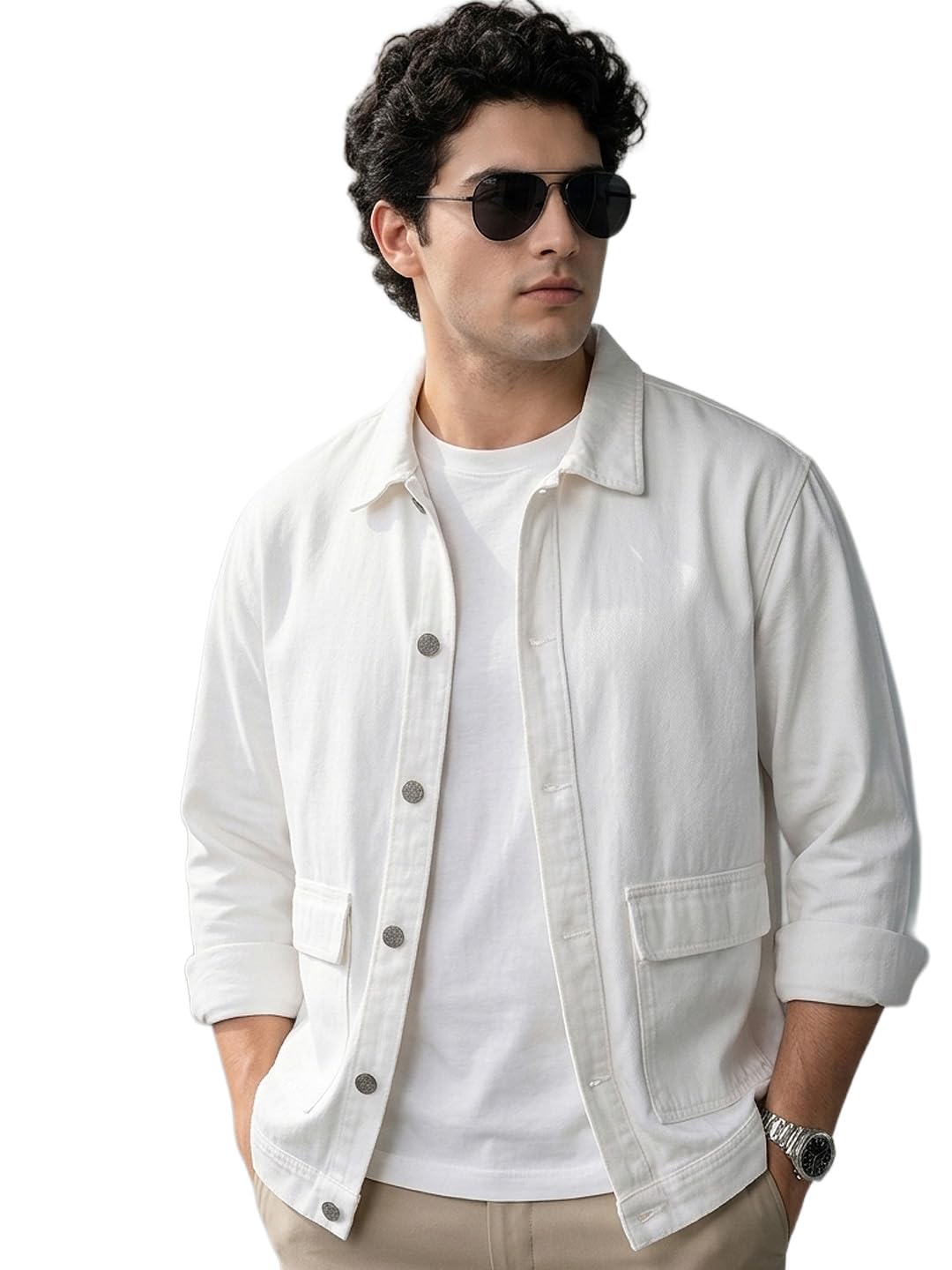 Urbano Plus Men's Relaxed Fit Full Sleeve Utility Denim Jacket - Review, Price and Buying Guide