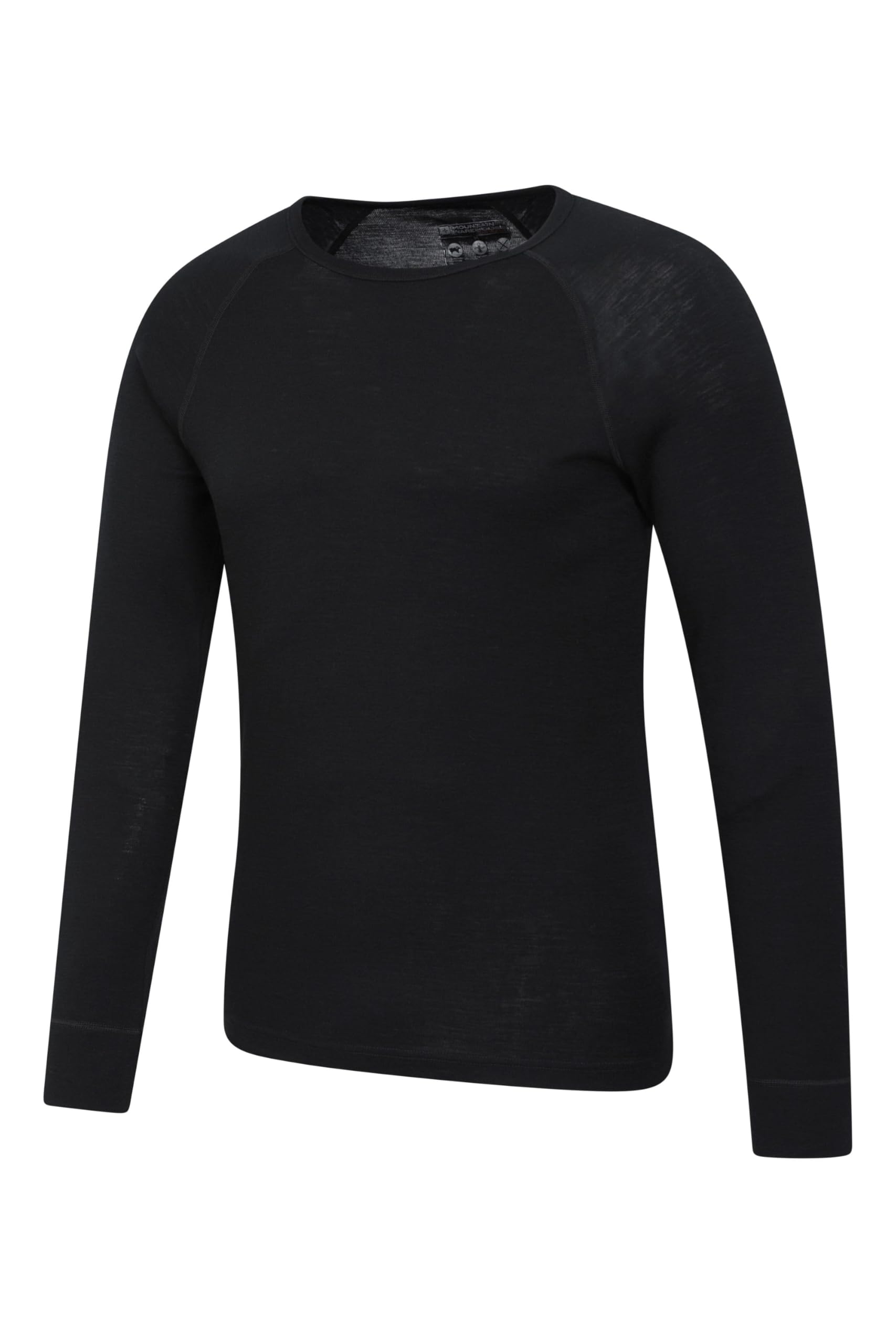 Mountain Warehouse Merino Maglia Termica Uomo A Manica Lunga Antisudore Invernale Intima Elasticizzata per Sport Tecnica da Trekking E Montagna