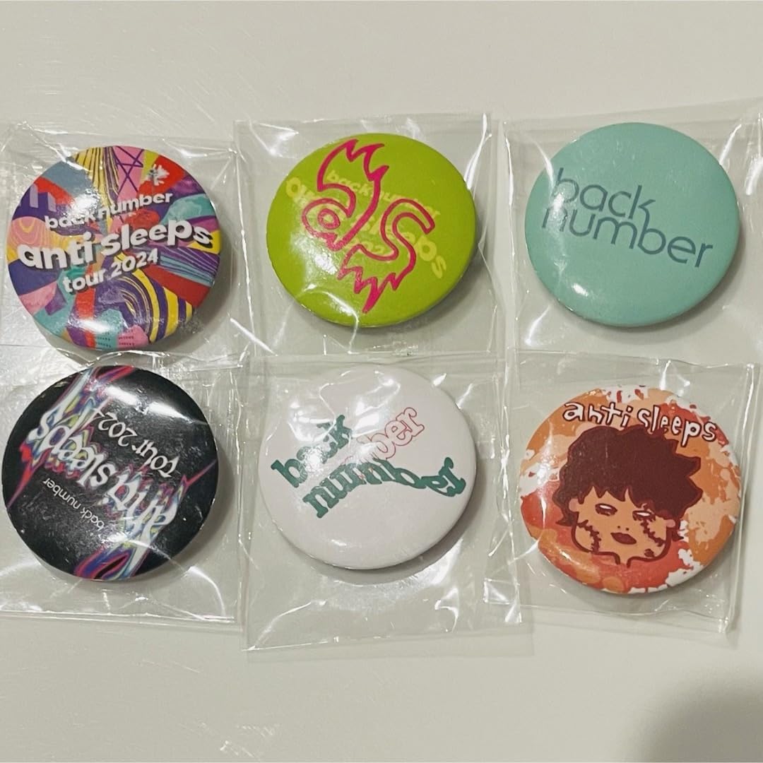 Amazon.co.jp: back number 缶バッジ 6個 : おもちゃ