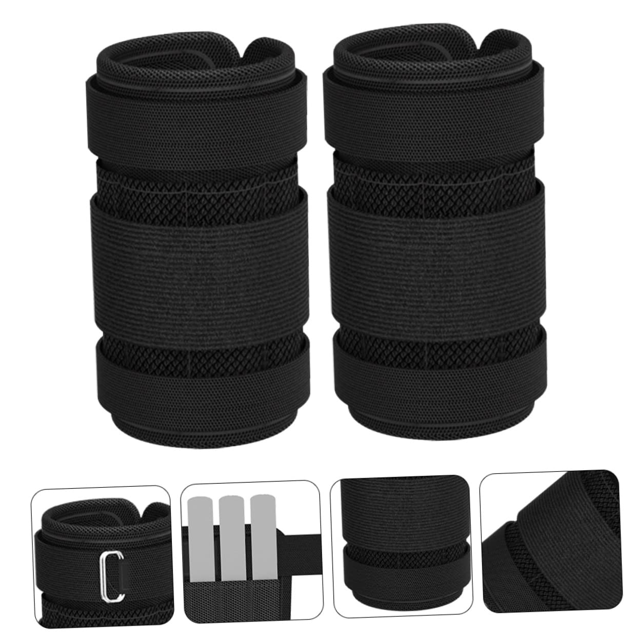 1set Pesi Regolabili Per Caviglie Allenamento Per Gambe Esercizi Di Fitness Per Uomini Cavigliere Con Materiale Assorbente Comode e Stabili Durante Jogging e Passeggiate