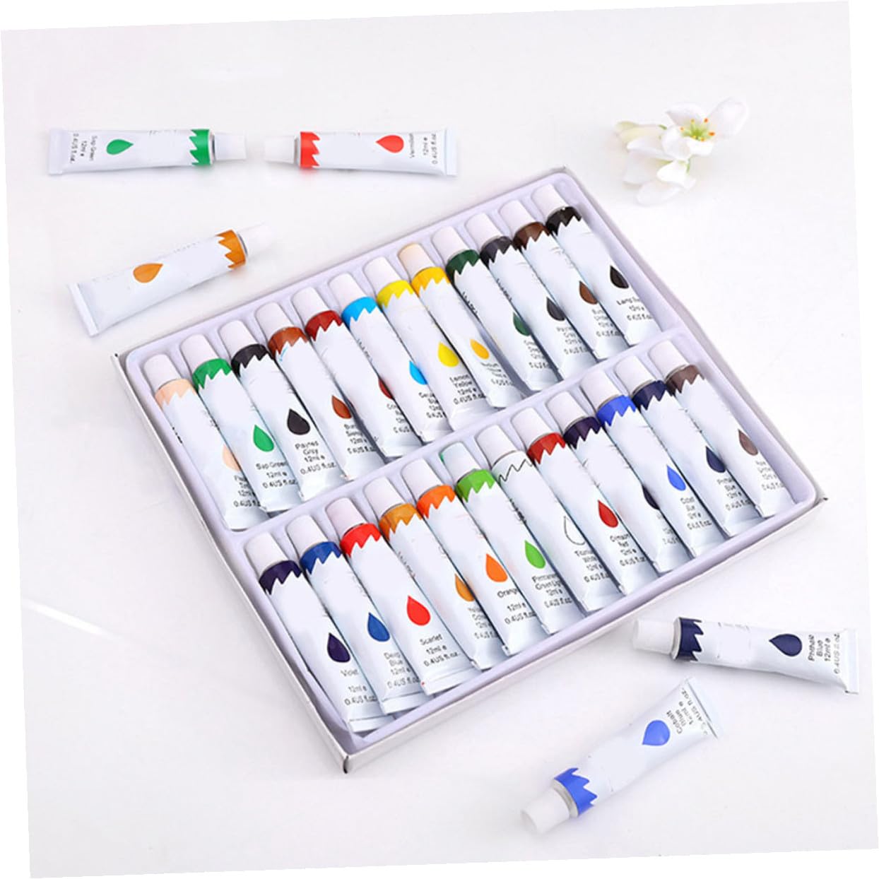 BESTonZON 1 Set Colori Acrilici Forniture D'arte Per Pittori Vernice Per Tela Vernice Colorata Dell'artista Pigmento Da Disegno Su Carta Pigmento Artigianale Su Tela Artisti Propilene