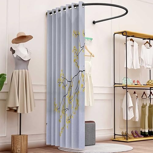 Vista 38 de Beautiful Symbolic Blue Bathroom Curtains Window Magical Tarot Card Drapes Set Cortinas Blackout,1 Panel,(W) 59 X (H) 59 Inches