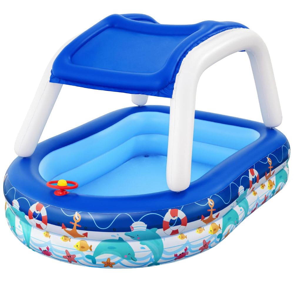 Bestway Piscina Familiar Sea Captain 213X155X132