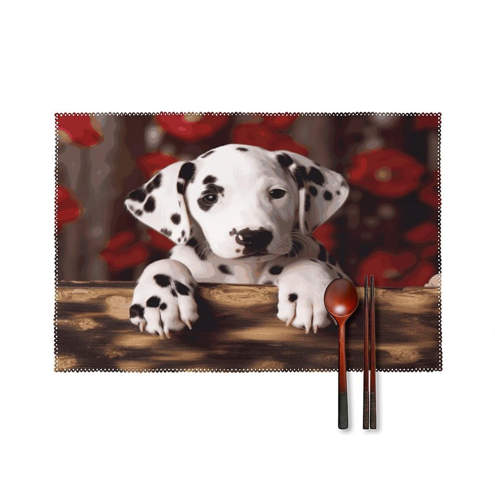 Fodpand Style Dalmatian Puppy Placemats Set Of 4 Place Mats Table Mats