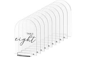 5x7 Inch Blank Acrylic Signs with Stand