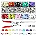 ALOMIN Multi-Usez 100 / PCS 9.5mm 10 Couleurs Boutons de couture en métal Buttons de broyeur PRONGE PRINCIPLES DE PRESSE DE PRESSIONS CLIPTÉS CLIPTERS PLANCHE DIY Décoration de vêtements for denims, j