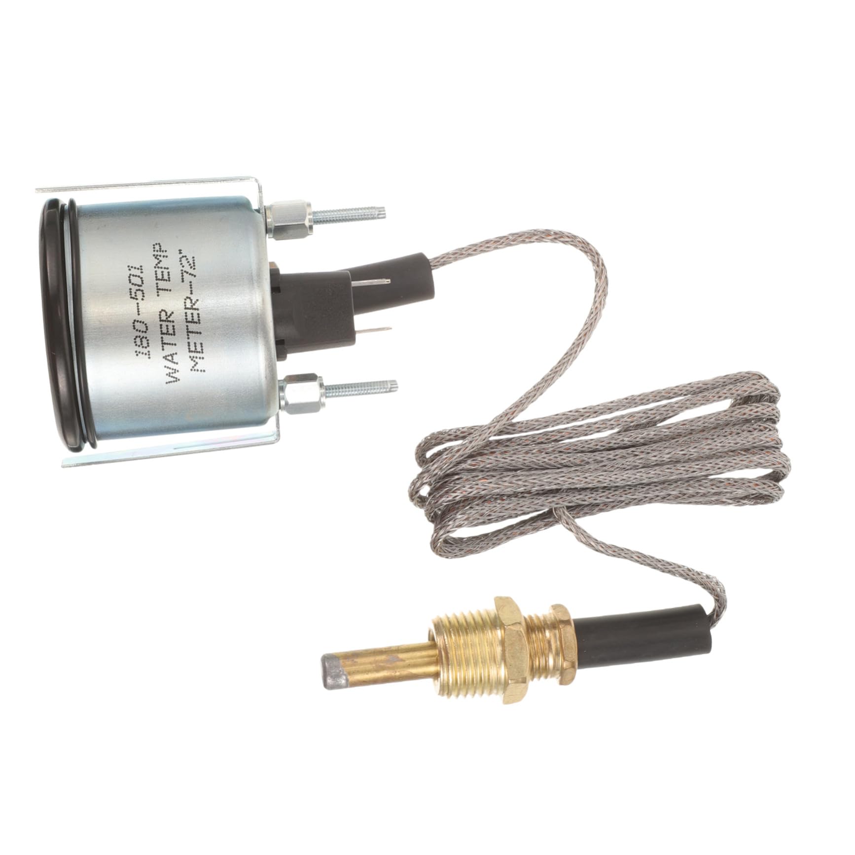 ERINGOGO Misuratore Temperatura Acqua Meccanico 52mm con Sensore Doppia Scala Celsius/fahrenheit per Auto e Barca, Indicatore Temperatura Serbatoio Resistente e Installazione Fai da Te