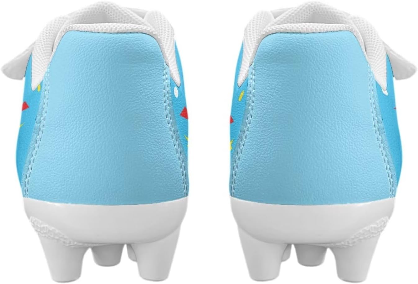 Kids Soccer Cleats Boys Girls Athletic Outdoor Football Shoes Firm Ground Running Shoes Football Training Cleats Size 2.5
