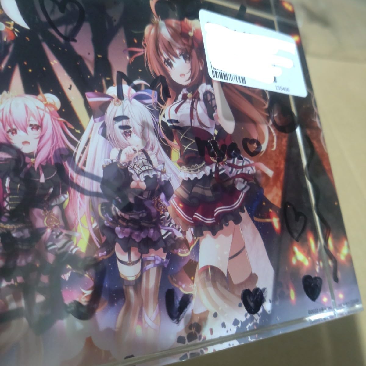 九楽ライ 直筆サイン入りアクリルブロック 九楽ライ 直筆サイン入りアクリルブロック 九楽ライ 直筆サイン