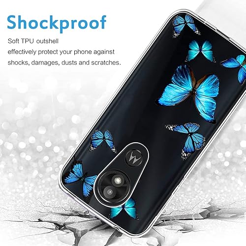 Miniatura 7 de Funda para Moto G7 Play/Moto G7 Optimo XT1952DL para niñas y mujeres, delgada, a prueba de golpes, patrón transparente, suave, flexible, TPU