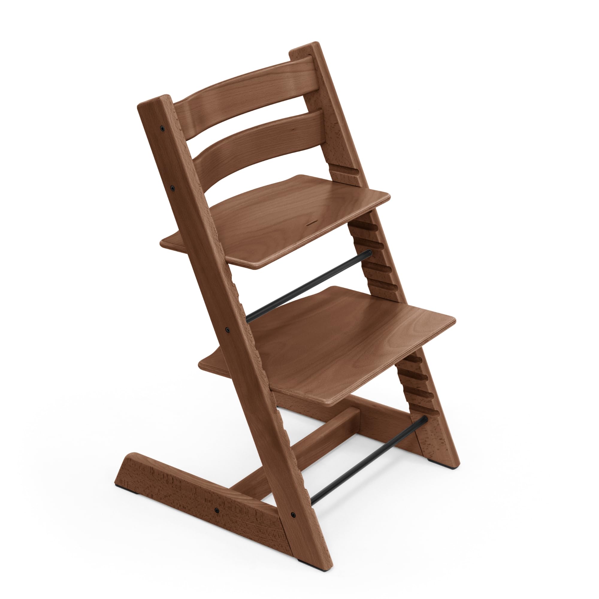 Silla Tripp Trapp de Stokke, Warm Brown - Silla ajustable, evolutiva para recién nacidos, niños y adultos - Práctica, cómoda y ergonómica