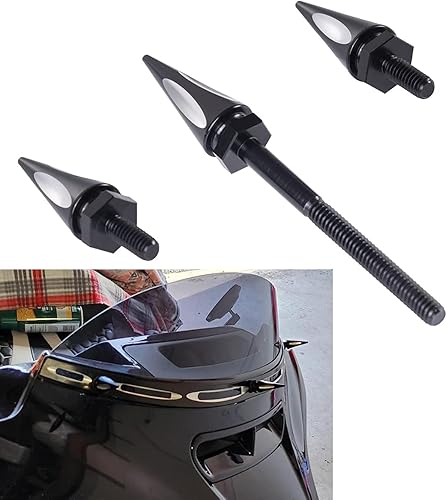 Tornillos negros para parabrisas para modelos Harley Touring (Street Glide 2014+)