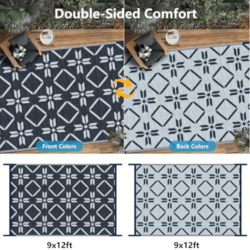 Kohree 9x12 Reversible RV Outdoor Rug