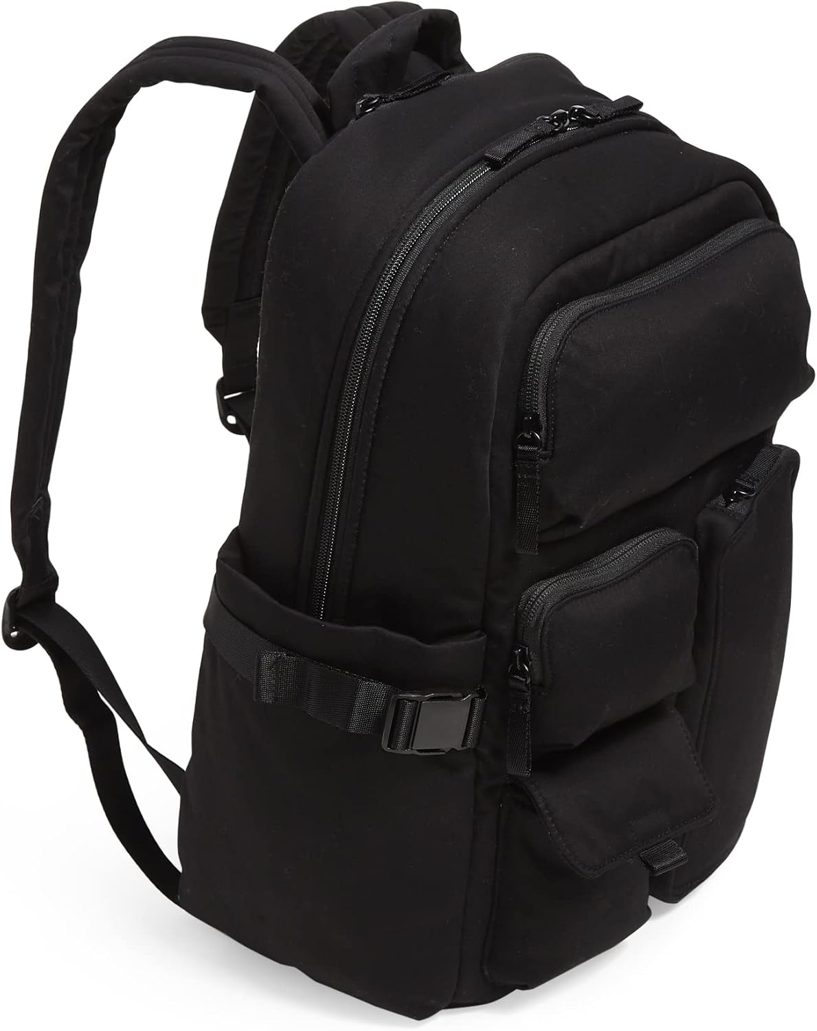 Vera Bradley Women's Cotton Utility Large Backpack, Black, One Size