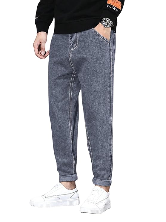 Ben Martin Men's Tapered Fit Jeans || Carrot Fit Jean's for Men || Relax Fit Denim for Man || High Rise Stretchable Casual Jean:s || Narrow Bottom Jean s for Men:s || Jeans for Men-s,