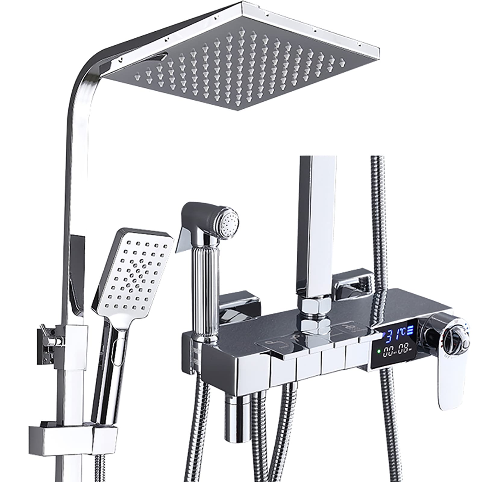 Ensemble de robinet de douche effet pluie pour transformer votre salle de bain en spa privé
