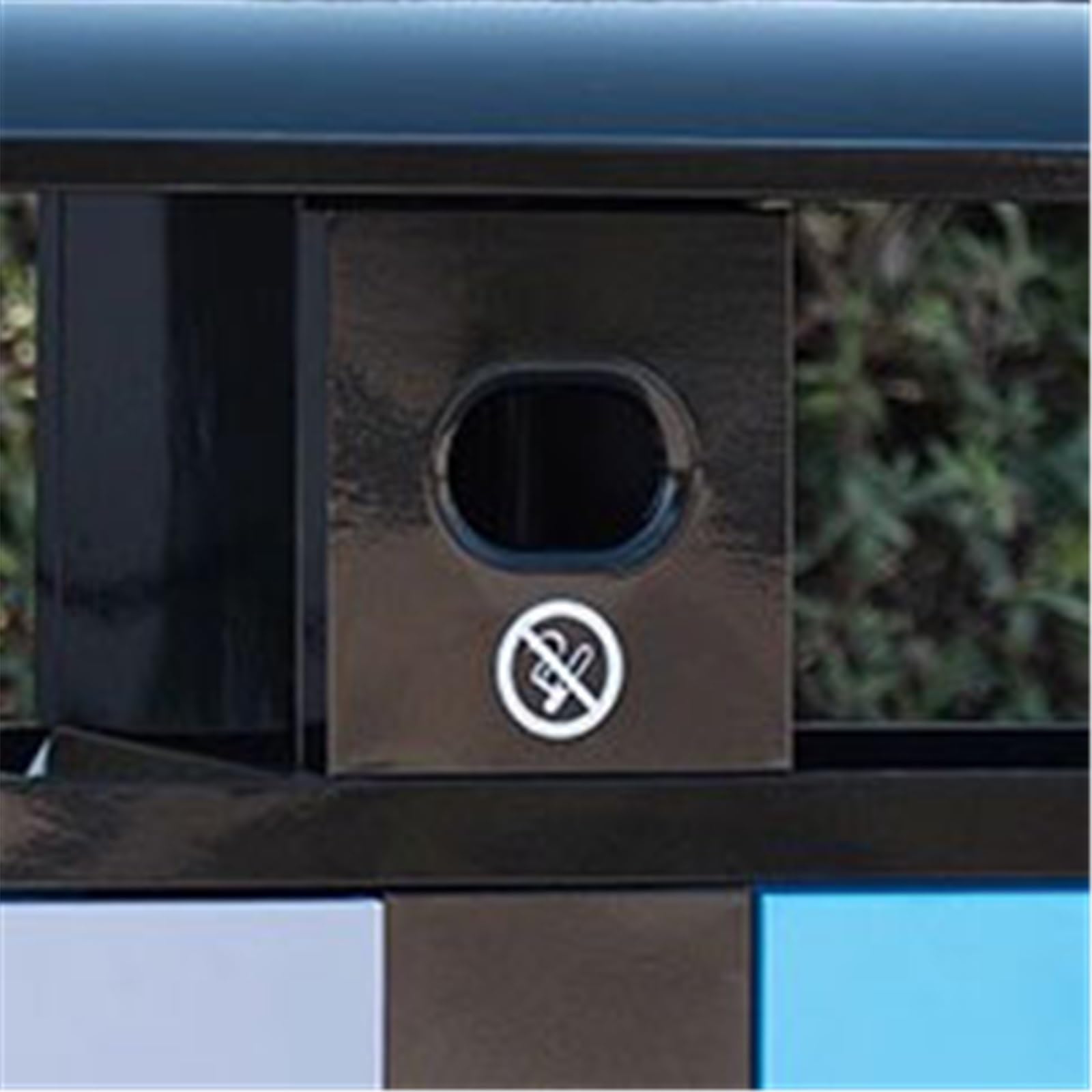 Papelera de Reciclaje Se Puede Fijar un contenedor de Basura de Metal de Doble Caja