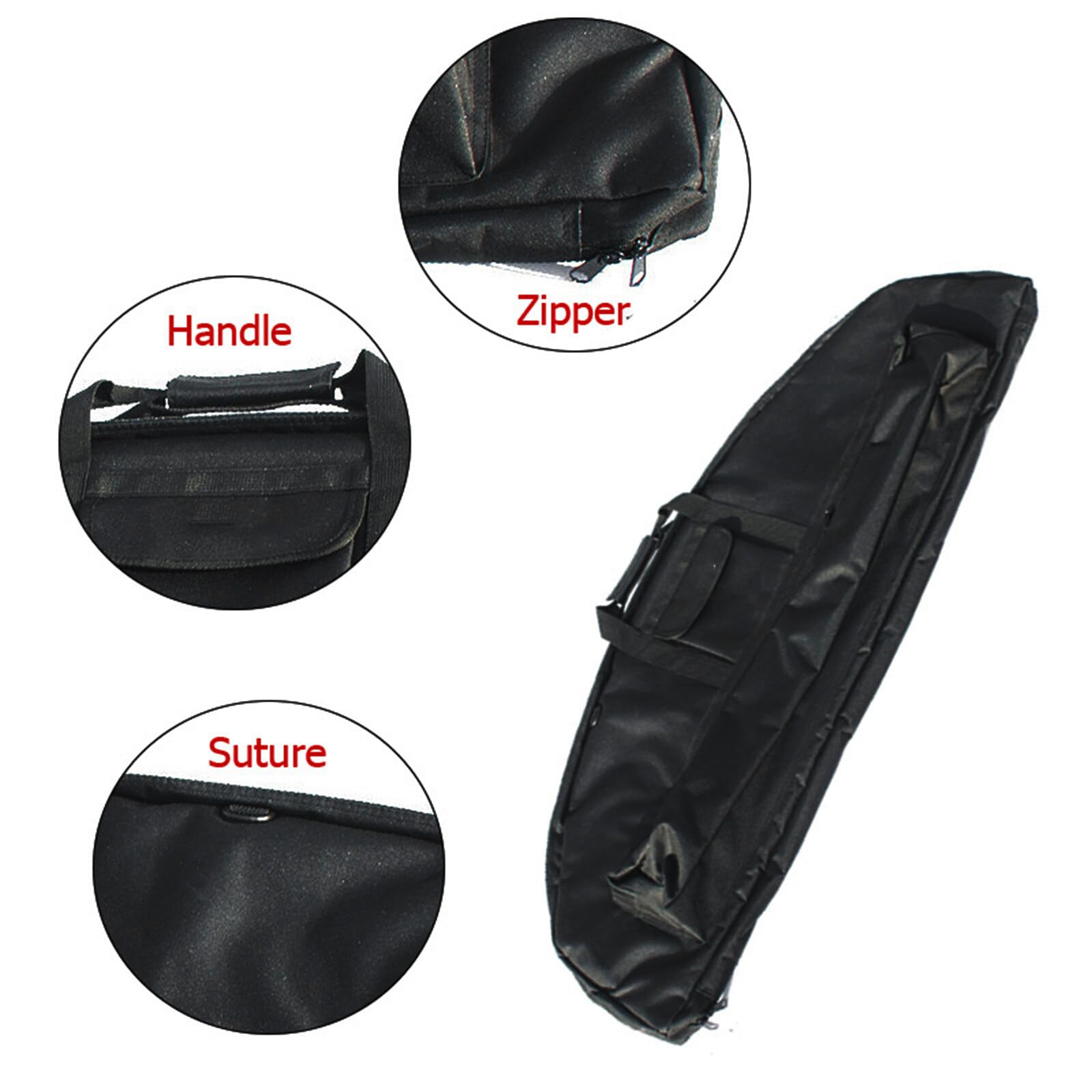 Bolsa de transporte de arco compuesto de múltiples bolsillos con bolsillo de flecha para caza