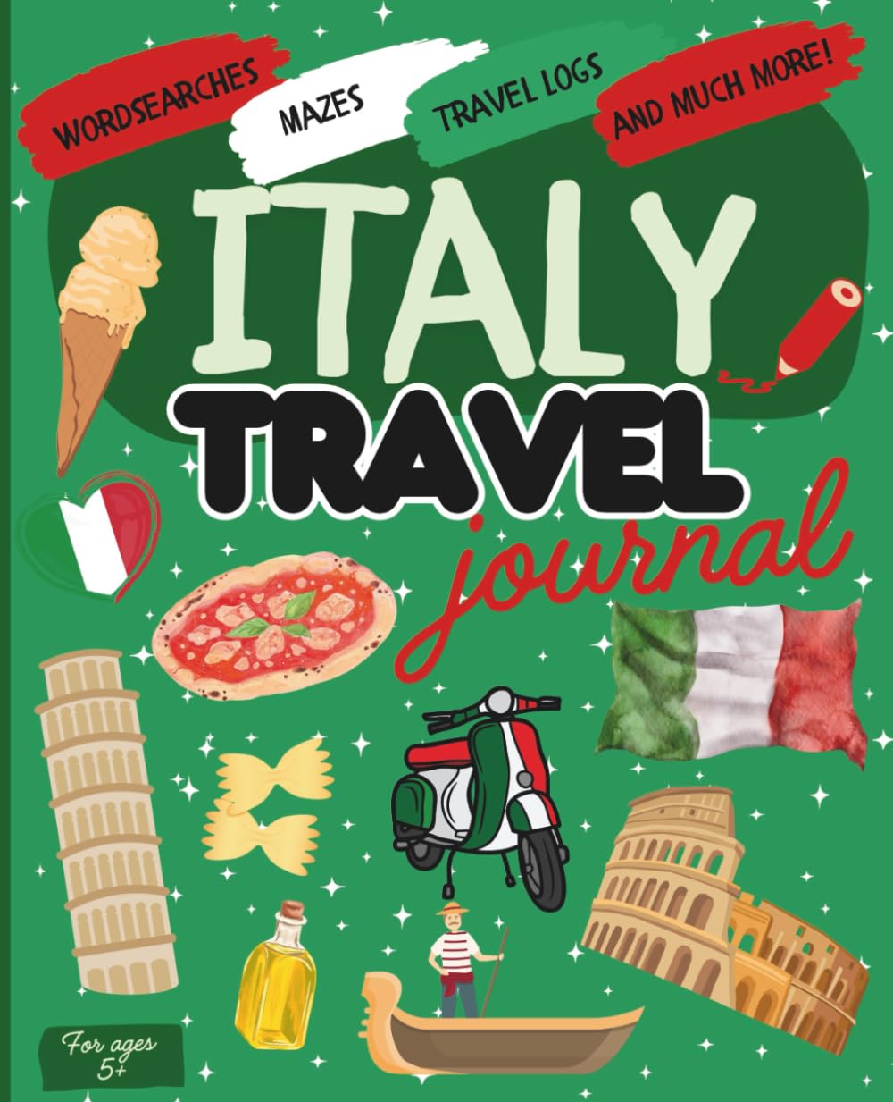 Italy Activity Book: Travel Journal