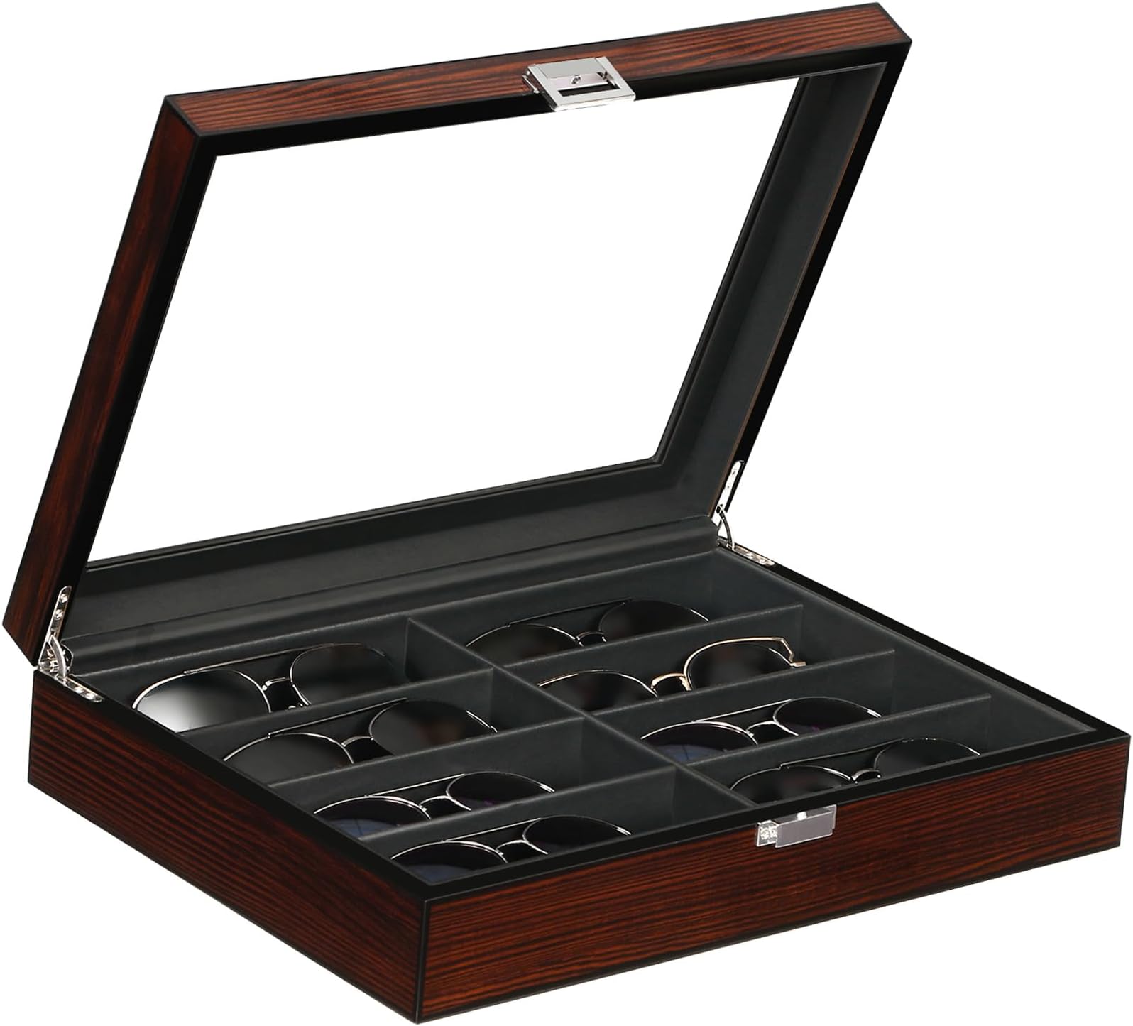 BEWISHOME Sunglass Organizer, Eyeglass Case for Men