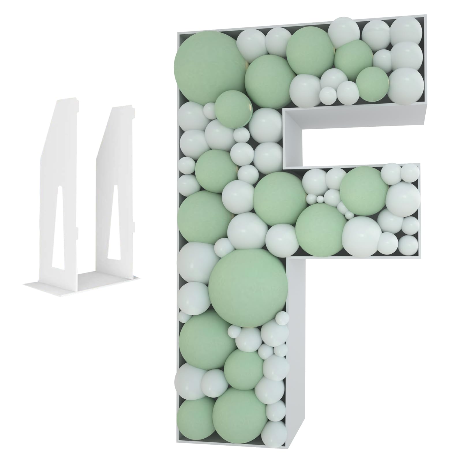 BUDICOOL 3.3ft Tall Marquee Light Up Letters,Marquee Letters,Mosaic Letter Balloon Frame,DIY