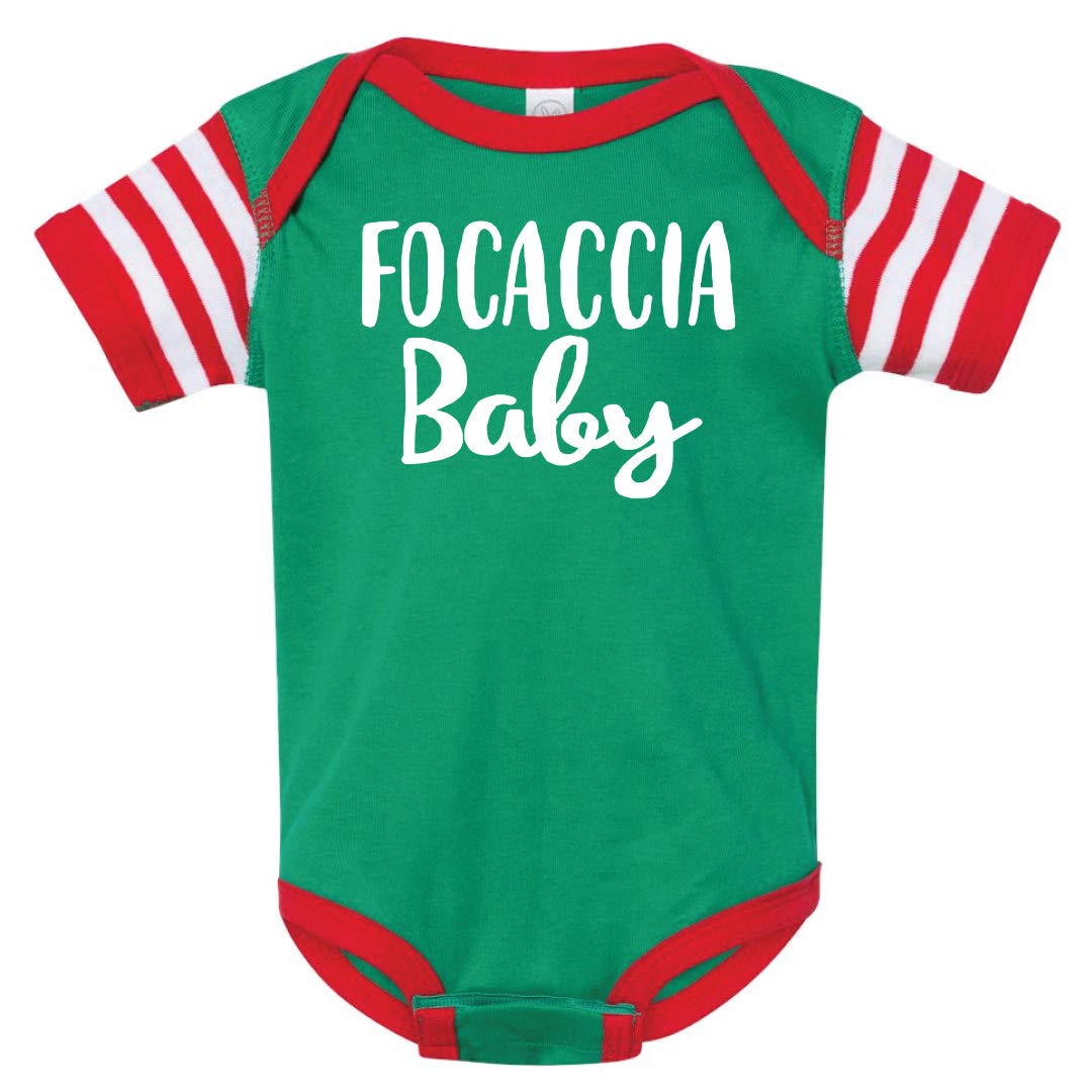 Clancey Printing Focaccia Baby Italian Food Italy Baby Onesie