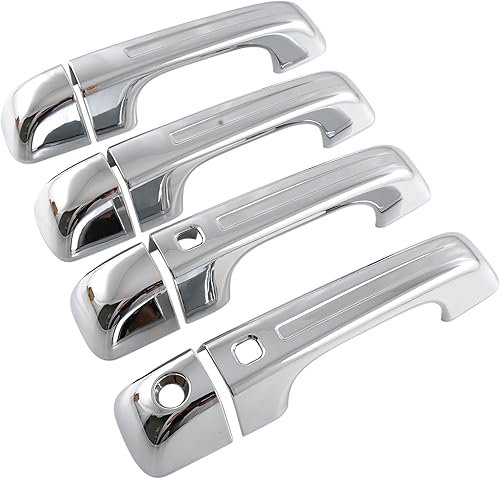 Miniatura 3 de 8 piezas para Dodge RAM 1500 TRX 2019 2020 2021 2022 2023 Cubierta protectora decorativa para manija inteligente de puerta, accesorios de ABS (3