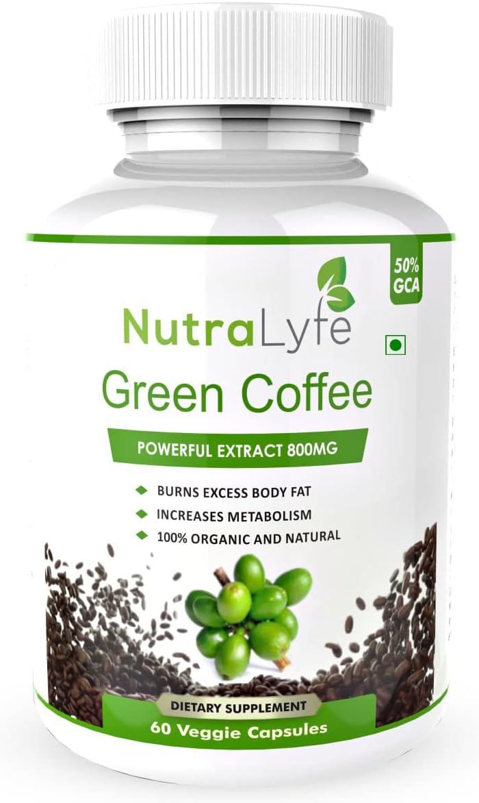 Nutralyfe Green Coffee Extract 800 Mg Capsules - 60 Capsules