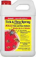 Summit Chemical Tick & Flea Spray Concentrate - Natural 1/2 Gallon Model 028-6, Kills Deer Ticks & Fleas, Covers 10,000 sq ft