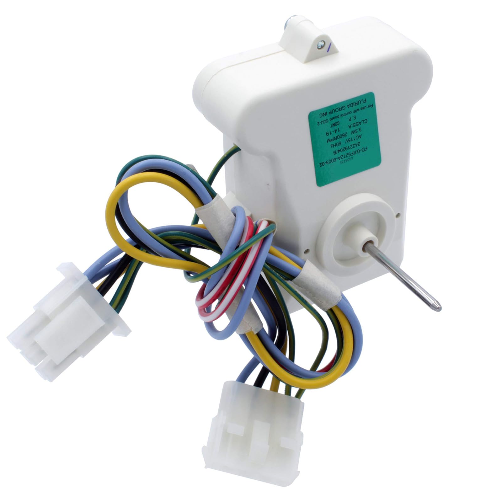 Tsophreniq 115V 3.3W Refrigerator Evaporator Fan Motor Reduction Replacement Refrigerator Fan Motor for 242219204 and 4546153 Repair Part