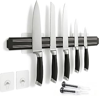 ﻿ Magnetic Knife Holder,15 Inch Magnetic Knife Storage Strip,Knife Bar Block Magnet,Kitchen Utensil Holder,Tool Holder,Multipurpose Magnetic Knife Rack