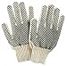 Knit Gloves, S, Natural/Blk, PVC, PR