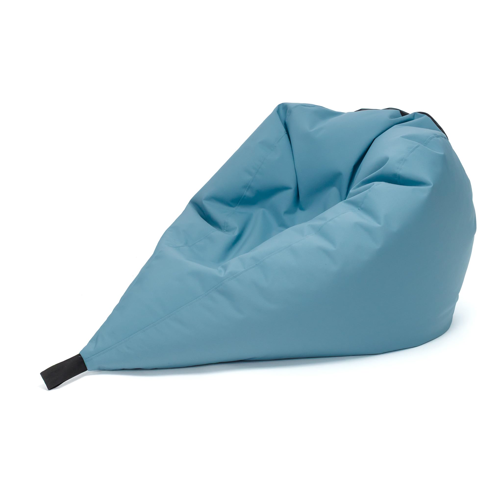 Ecopuf Oscar Outdoor - Pouf a pera, sako, poltrona Cuscino morbido con imbottitura - Per bambini e adulti - Per la casa e l'esterno - Poliestere resistente, con maniglia - 90x110cm - Avio M6