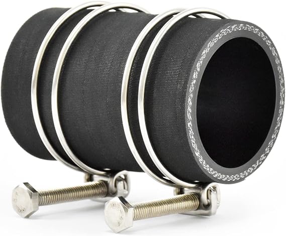 Gas Fuel Tank Filler Hose Install Kit Fit for Ford Mustang Falcon for Mercury Comet Cougar Montego Caliente 2 1/4 ID x 4 wrapped style