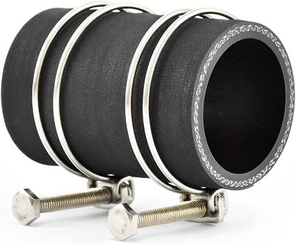 Gas Fuel Tank Filler Hose Install Kit Fit for Ford Mustang Falcon for Mercury Comet Cougar Montego Caliente 2 1/4 ID x 4 wrapped style