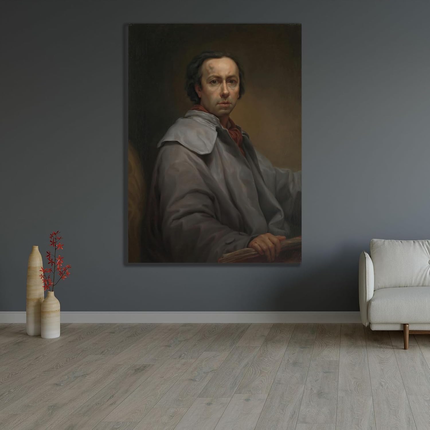 ArtDirect Self-Portrait (1776) Unframed Art Print Giclee Poster by Anton Raphael Mengs - Ready for Framing with Customization Sizes 7x10, 10x14, 15x20, 24x33, 35x48 and 44x60 inches