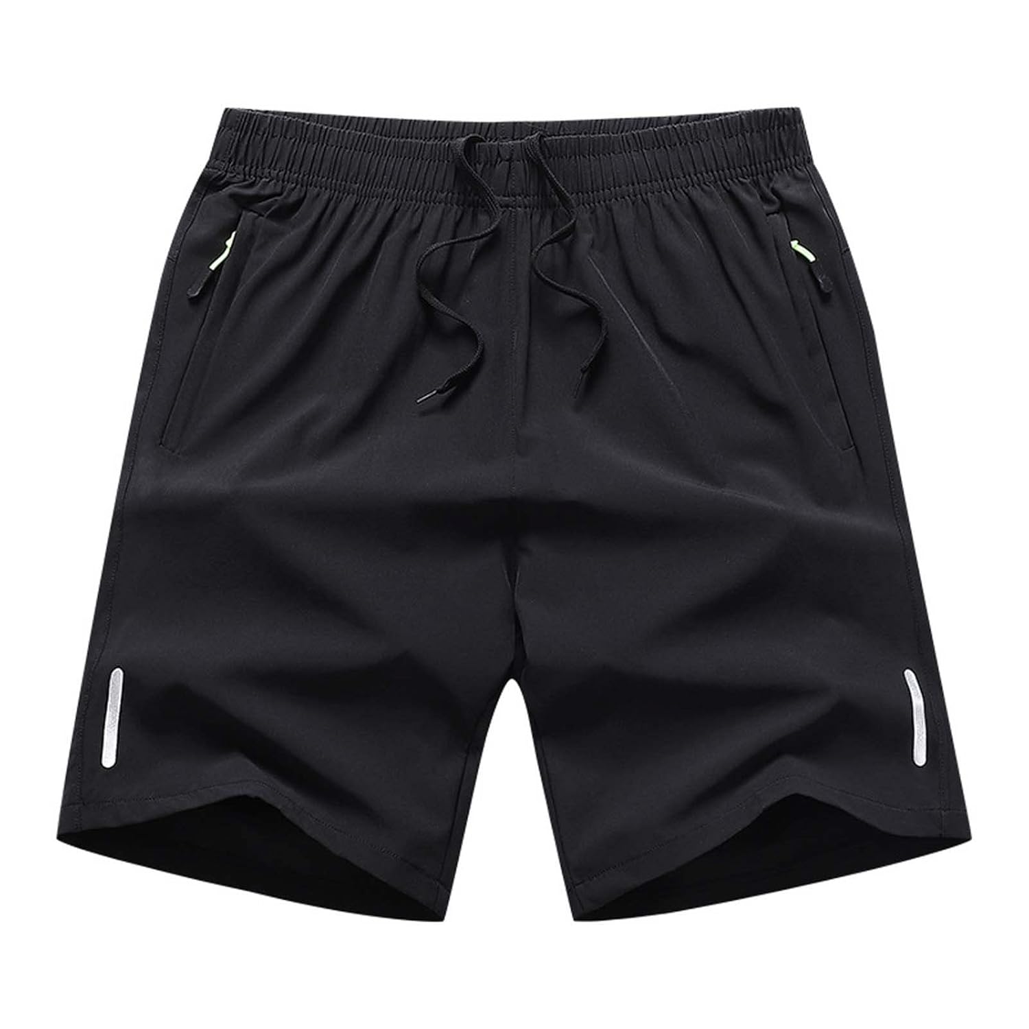 Muscularfit Mens Shorts Big and Tall Outdoor Sports Workout Athletic Shorts with Pockets Drawstring Elastic Waist Gym Shorts