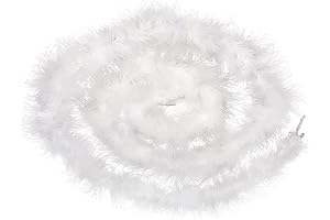 Christmas White Feather Boas: A Touch of Grace for Your Decorations