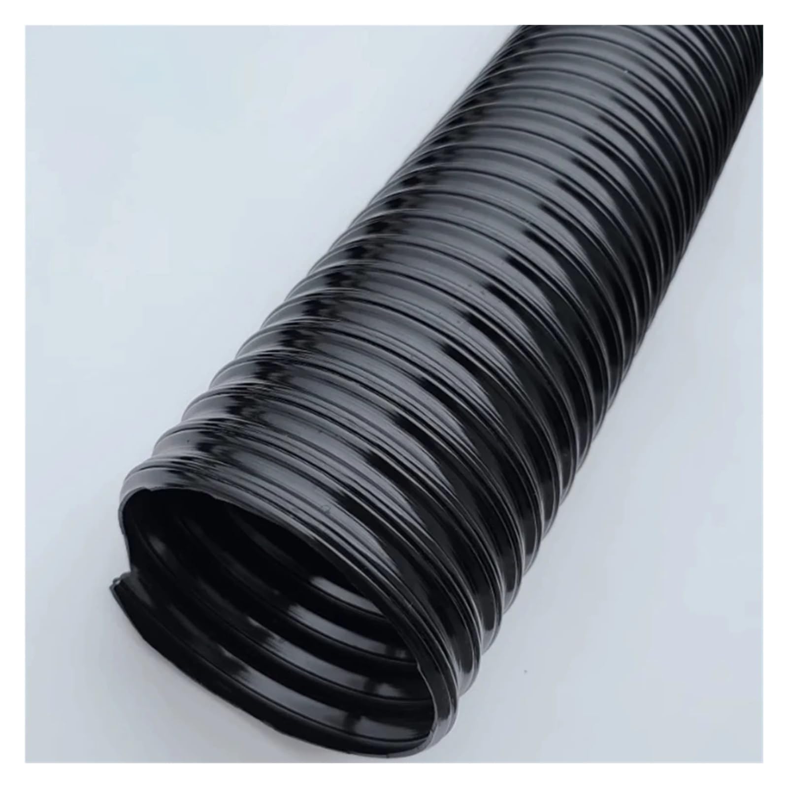 Tubo flessibile for aspirazione fumi e polvere trasparente in PU, lunghezza 1-5 metri, spessore 0,63 mm, diametro interno 25-100 mm(3 METER_INNER DIAMETER 38MM)