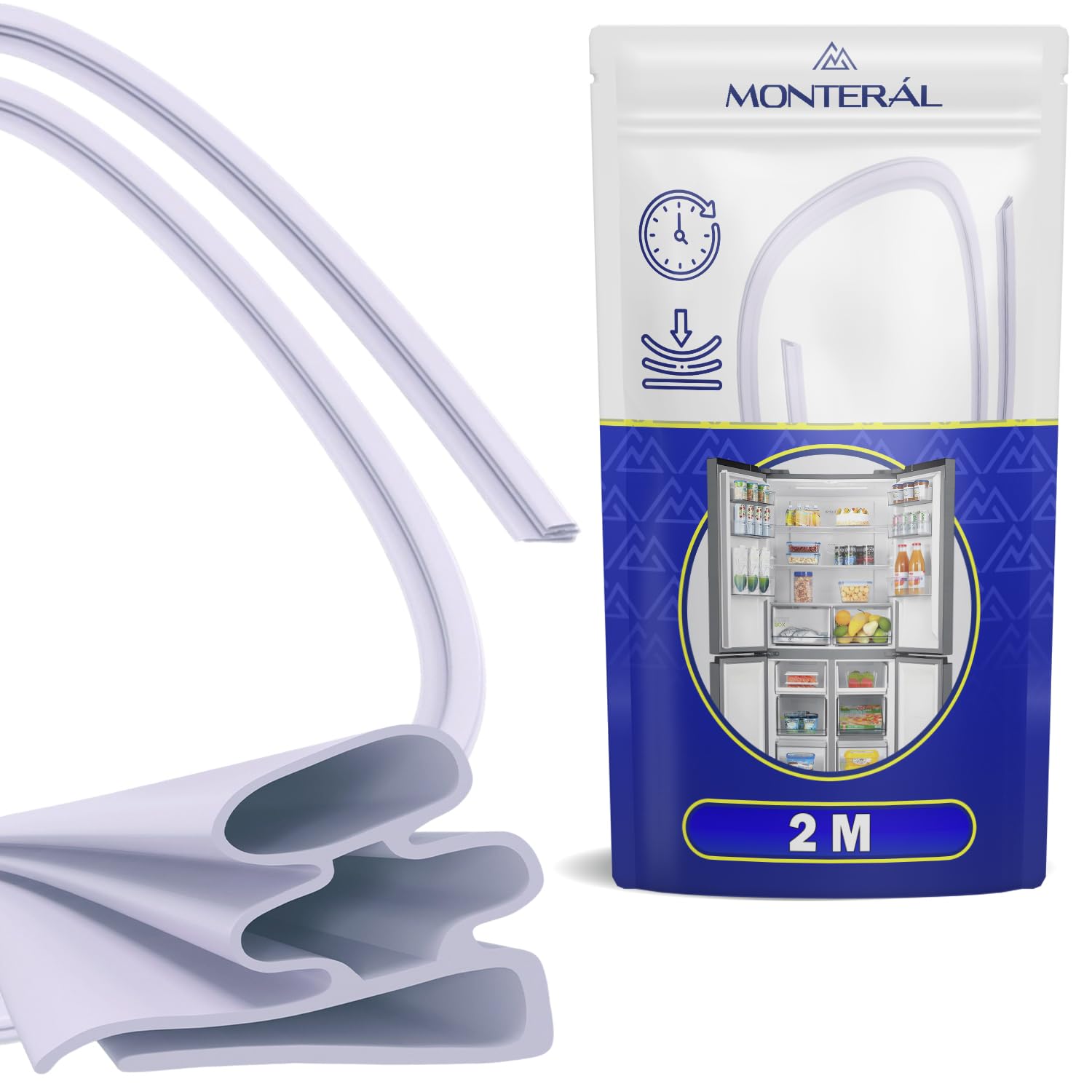 Joint Silicone Universel Pour Glacière - 1,83 M, Remplacement étanchéité - Installation Facile Sans Outil - Camping, Pêche, Plein Air