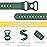 Hion Motion Sickness Bracelets Sea Sickness Wristbands for Motion Sickness/Morning Sickness/Pregnancy Nausea Anti Nausea Wristband Acupressure Nausea Bands Motion Sickness Bands2Pairs Pine Green
