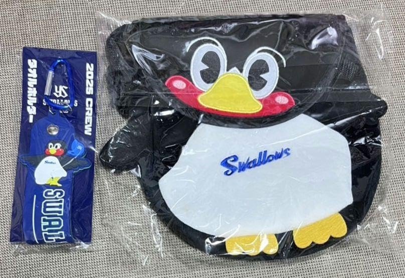 ヤク ルトスワローズ つば九郎 ポシェット タオルホルダー
