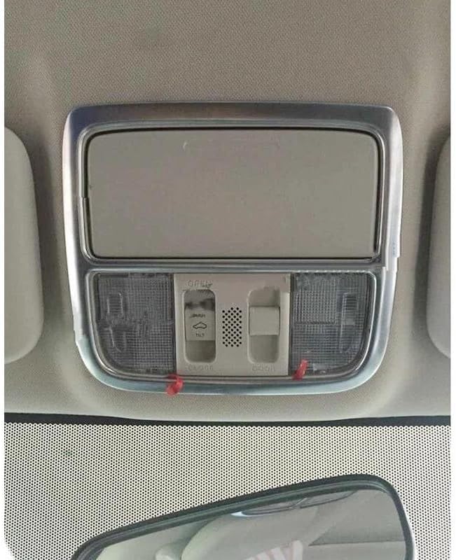 ステンレススチール製 フロント天井 ルーフ読書灯 ランプカバー トリムアクセサリー に適合する CRV CR-V 2012 2013