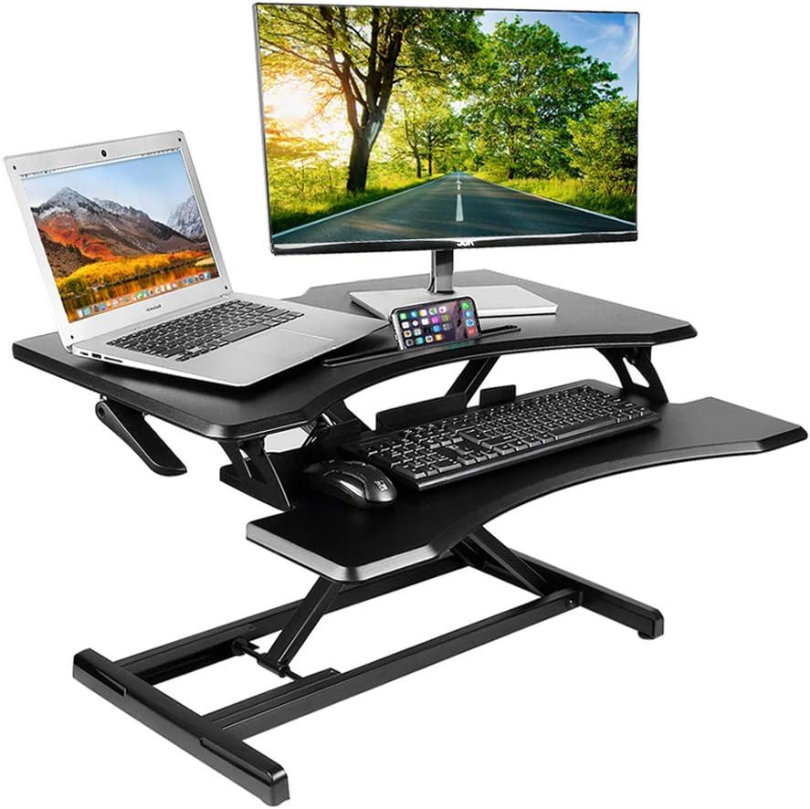 Kranich Standing Desk Converter Height Adjustable Sit to