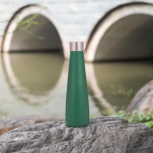 Miniatura 4 de Lifes Easy Botella de agua de acero inoxidable de 16 onzas a prueba de fugas termo al vacío reutilizable botella deportiva perfecta para bebidas