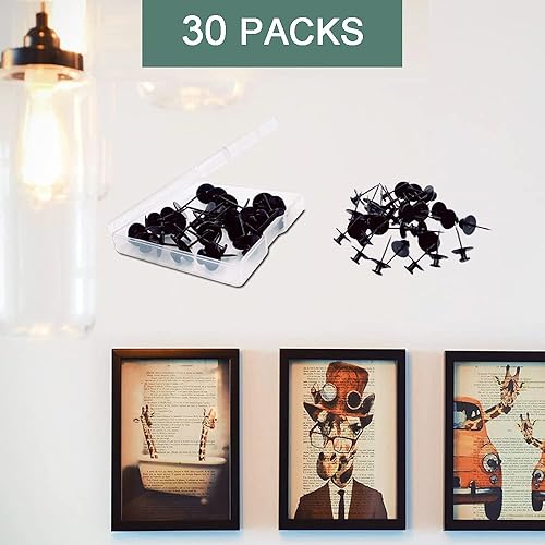 Miniatura 7 de 30 ganchos de pared, ganchos de pared de doble cabeza para colgar en la pared, decoración amigable para inquilinos, ganchos pequeños para marcos de